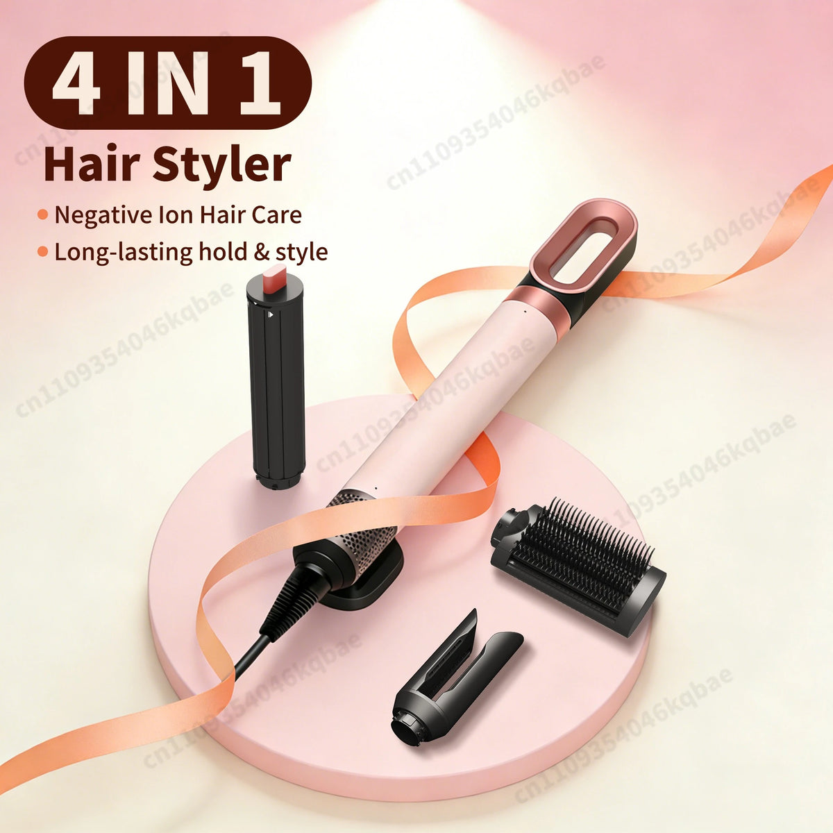 6in1 Haarstyler 1300W Ionen Air Styler Locken Föhn Bürste