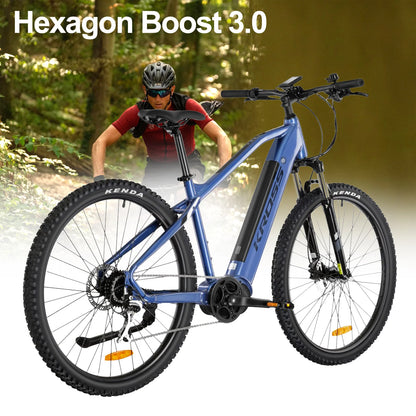 29-Zoll&nbsp;E-MTB Varstrom Hexagon Boost 3.0 – 250W Mittelmotor, 95 Nm, 25 km/h, 3 Fahrmodi, Aluminium E-Mountainbike mit 36-monatiger Gewährleistung