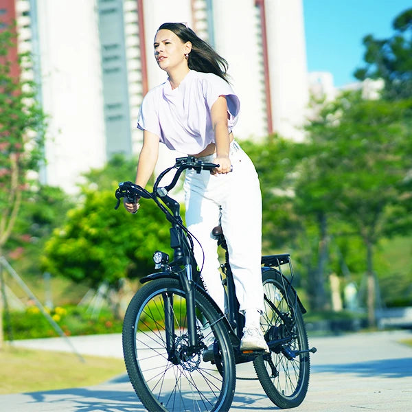 Der stilvolle Retro City-Cruiser 26-Zoll E-Bike für Erwachsene mit 36monatiger Gewährleistung