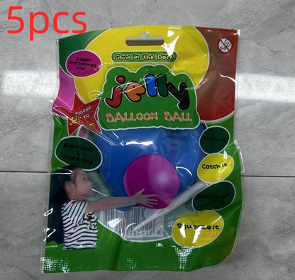 1/3/5 Stück Super Großer Aufblasbarer Blasenball Kreatives Stressabbauendes TPR-Silikon-Spielzeug Wassergefüllter Spaßball für Alle Altersgruppen