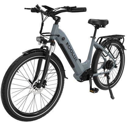 E-Bike 26 Zoll – 500W City Elektrofahrrad für Herren, 48V 15Ah Akku, Fat Tire, CE-zertifiziert, City Cruiser