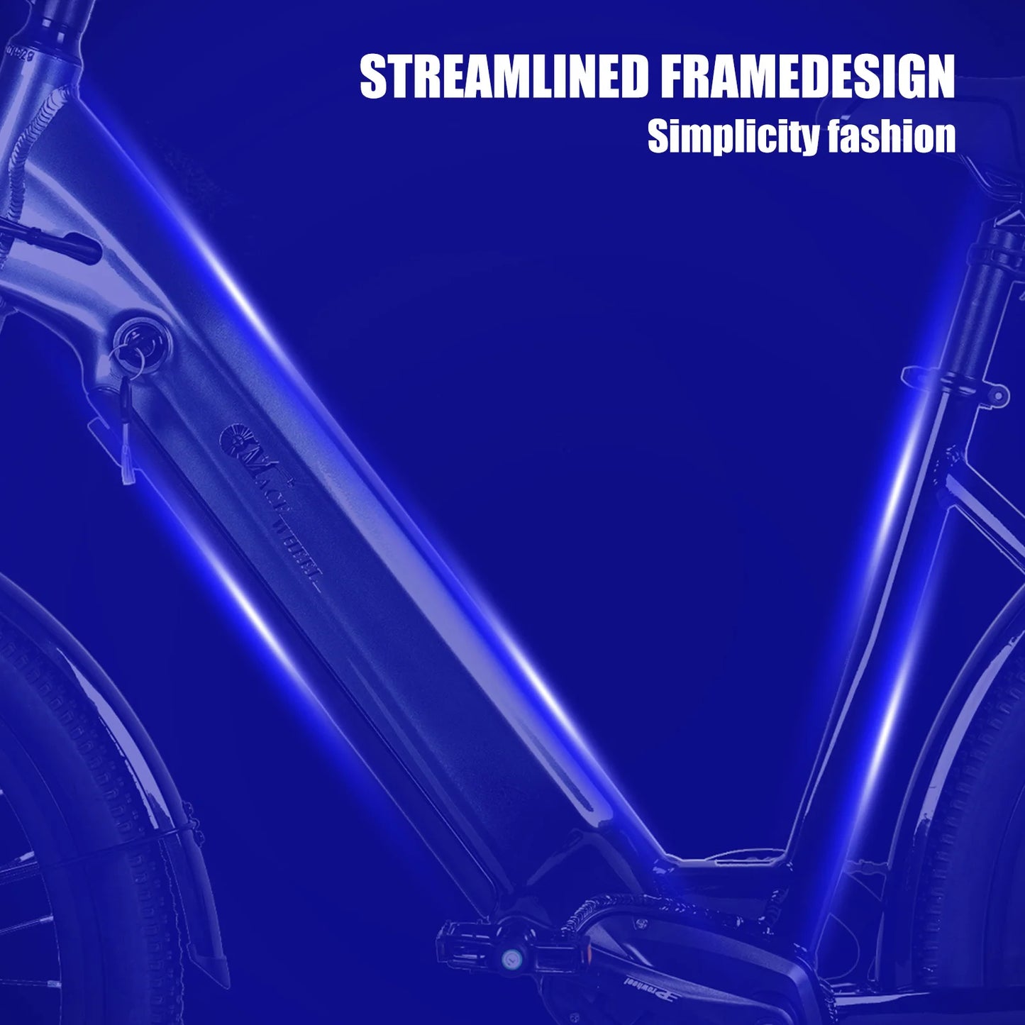 26-Zoll Elektro-Fahrrad 1000W Motor 48V/17Ah, E-Bike für Erwachsene - modernes Design, starke Leistung und hohe Reichweite