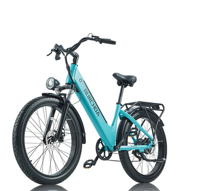 Kraftvolles Trekking Fatbike 26" Stadt & Gelände E-Mountainbike mit 36-monatiger Gewährleistung