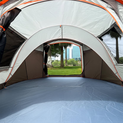 Pop Up Familienzelt 5-8 Personen Campingzelt Wurfzelt wasserdicht Outdoor