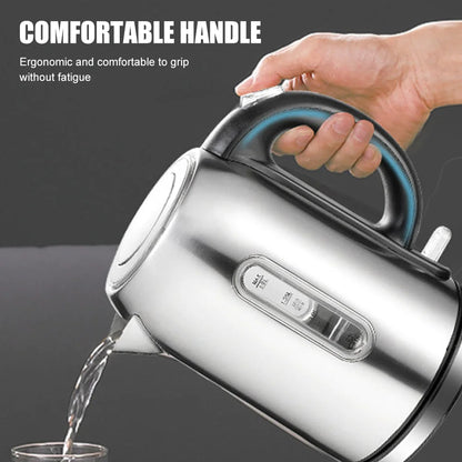 Wasserkocher Edelstahl 1,7L – 1850-2000W Schnellkocher mit LED-Beleuchtung