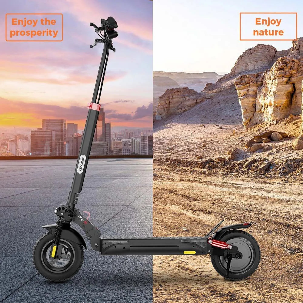 iScooter Luxus Elektroroller e- Scooter, 45 km/h, 40km Reichweite und 36-monatiger Gewährleistung