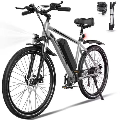 26-Zoll  Elektrofahrrad für Erwachsene 7-Gang E- Mountainbike mit 250W Motor