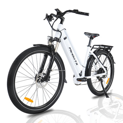 E-Bike 27,5 Zoll – 1000W Elektrofahrrad für Damen & Herren, 48V 19,2Ah Akku, 45 km/h, City-E-Bike, 9-Gang, CE-zertifiziert