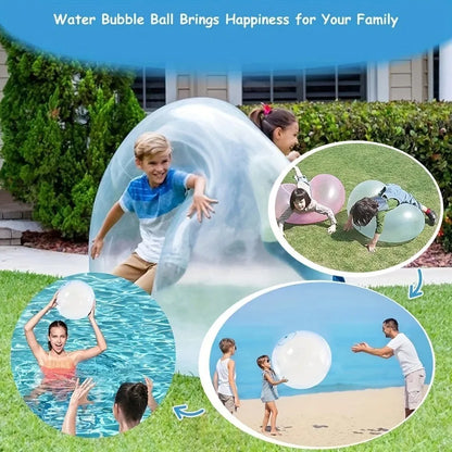 70 cm aufblasbares Blasenball-Spielzeug für Kinder – wassergefüllter Hüpfball für den Außenbereich, springendes Strand-Pool-Spielzeug, Kindergeburtstagsgeschenk