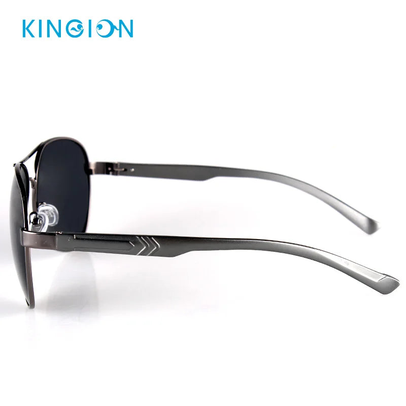 Piloten Sonnenbrille Herren Polarisiert TAC Gläser UV Schutz Outdoor Fahren Angeln