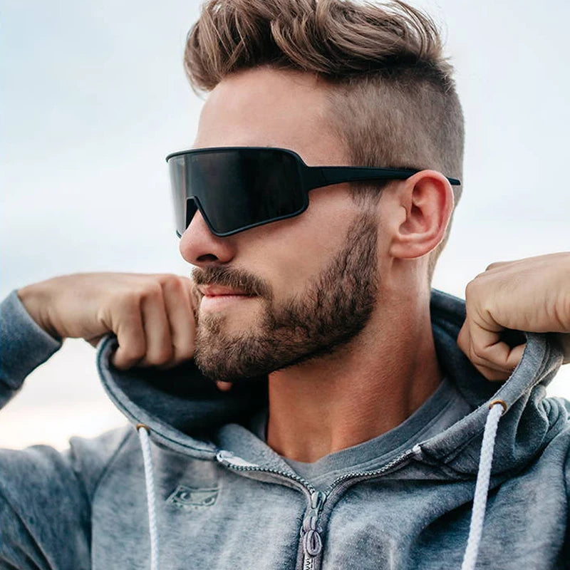 Oversize Sport Sonnenbrille Altor UV400 Spiegel Herren Outdoor Fahrrad