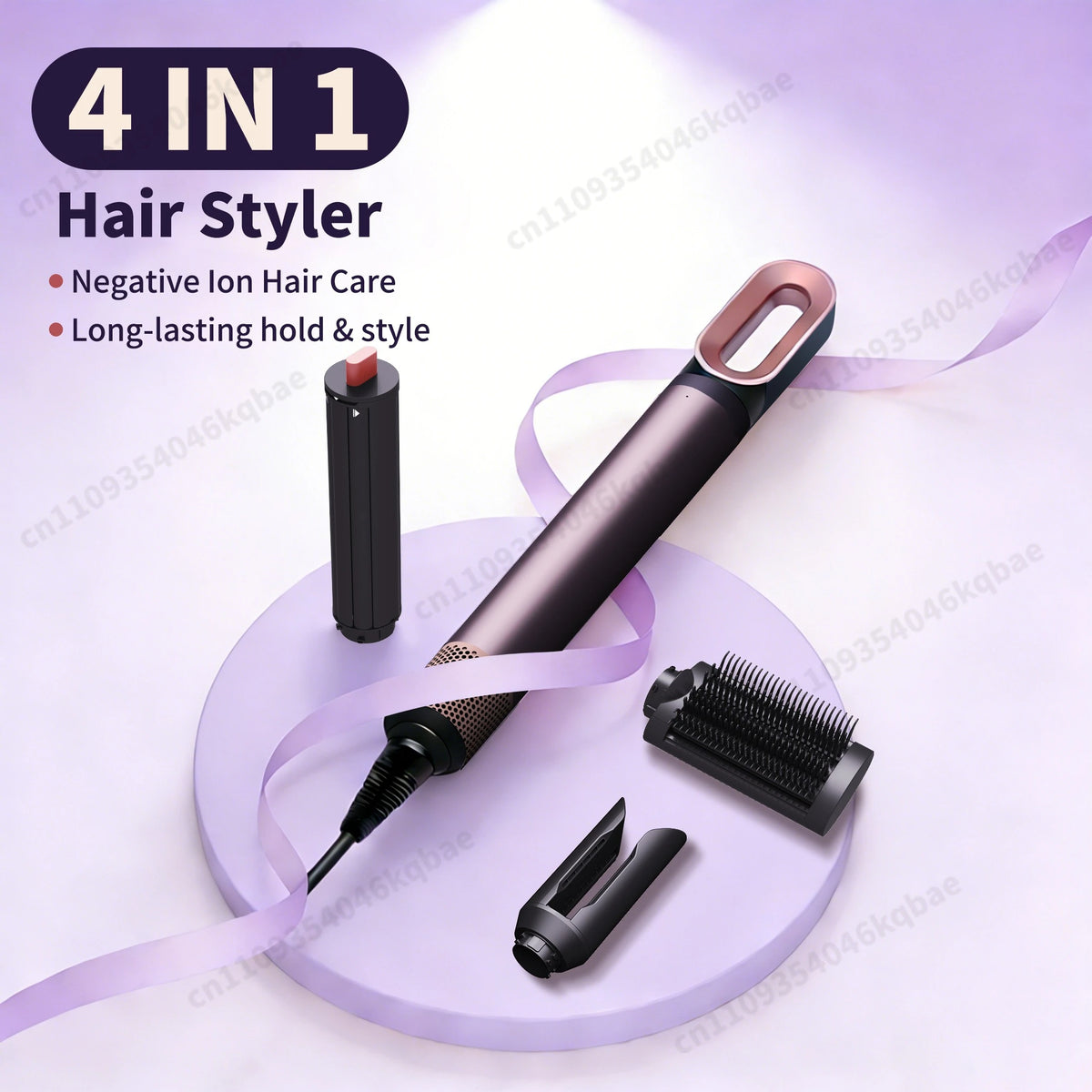 6in1 Haarstyler 1300W Ionen Air Styler Locken Föhn Bürste