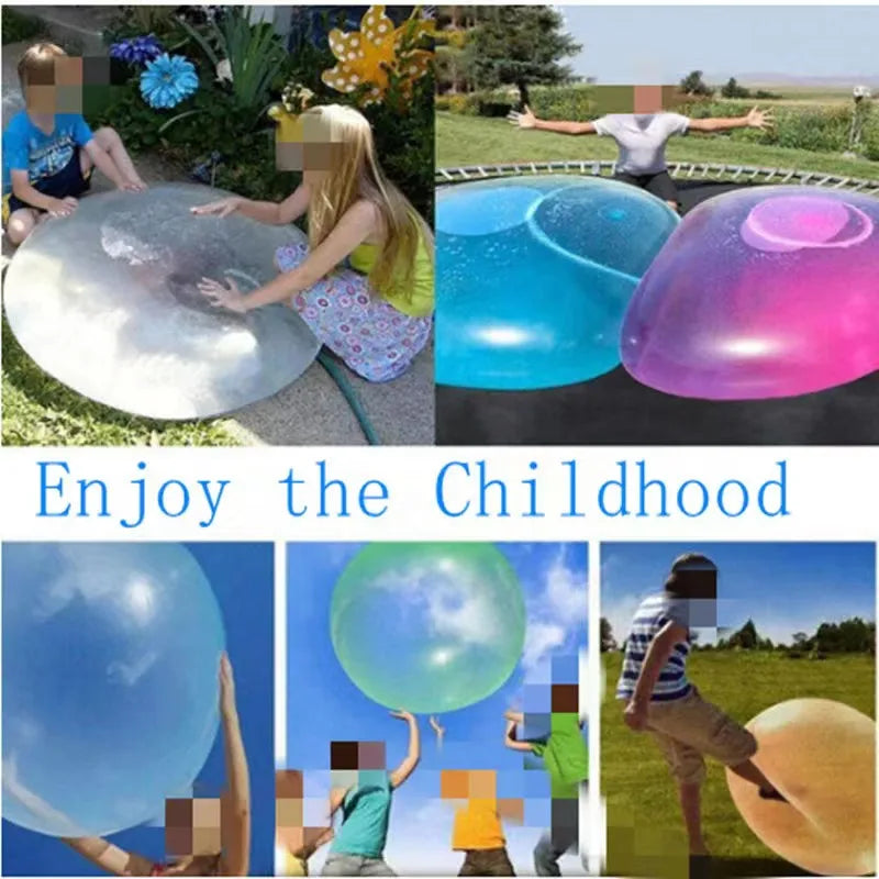 Kinder Outdoor Wasser Blase Ball Spielzeug Spiel Spaß Party Baby Dusche Wasser Blase Ball Spielzeug Geschenk Strand Wasser Party