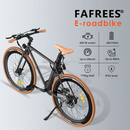 E-Bike 28-Zoll Elektrofahrrad für Erwachsene – Sportlich im Rennrad-Design mit 36-monatiger Gewährleistung