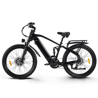 26-Zoll Power E-Mountainbike für Erwachsene 2000W Fat Tire E-Bike Dual Motor Hydraulic Brake - mit 36-monatiger Gewährleistung
