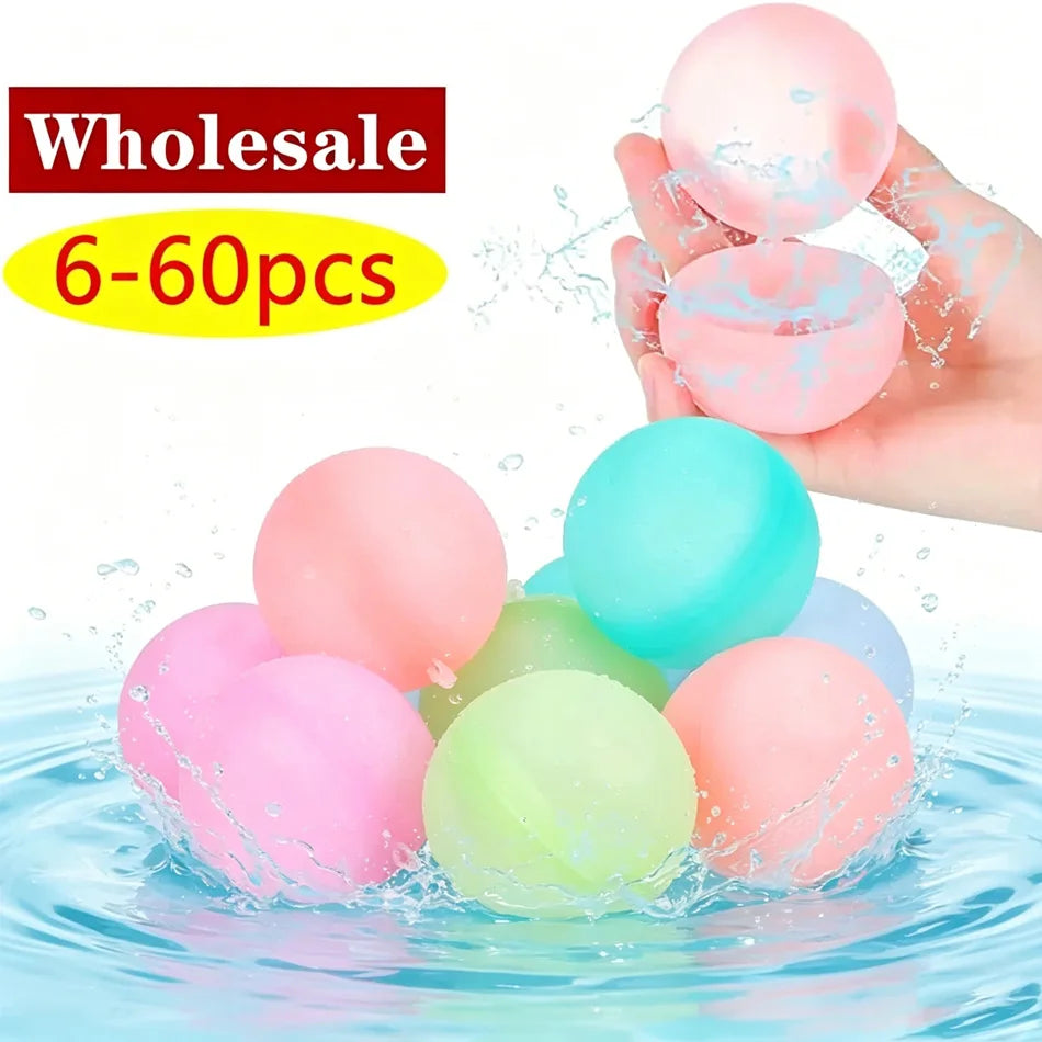 Wiederverwendbare Wasserbomben, schnell befüllbar, selbstverschließend, für Sommerspiele, Kinder-Outdoor-Aktivitäten, Geschenk, auf Lager