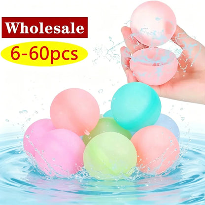 Wiederverwendbare Wasserbomben, schnell befüllbar, selbstverschließend, für Sommerspiele, Kinder-Outdoor-Aktivitäten, Geschenk, auf Lager