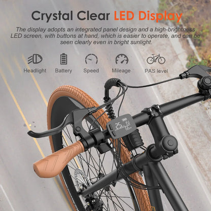 E-Bike 28-Zoll Elektrofahrrad für Erwachsene – Sportlich im Rennrad-Design mit 36-monatiger Gewährleistung