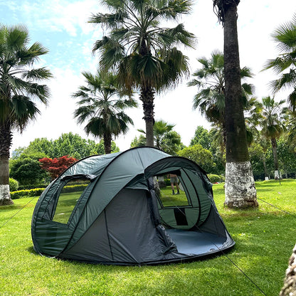 Pop Up Familienzelt 5-8 Personen Campingzelt Wurfzelt wasserdicht Outdoor