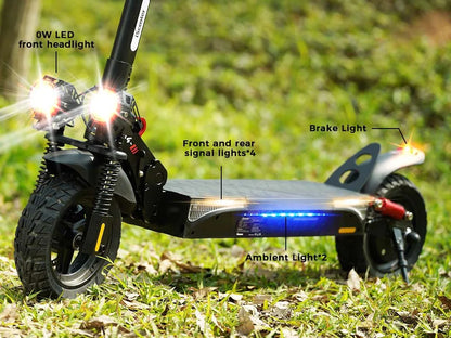 iScooter Luxus Elektroroller e- Scooter, 45 km/h, 40km Reichweite und 36-monatiger Gewährleistung