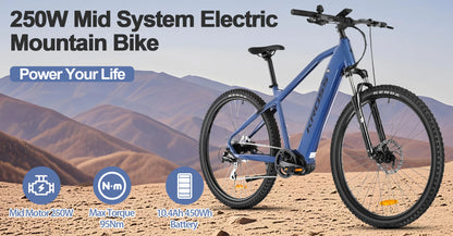 29-Zoll&nbsp;E-MTB Varstrom Hexagon Boost 3.0 – 250W Mittelmotor, 95 Nm, 25 km/h, 3 Fahrmodi, Aluminium E-Mountainbike mit 36-monatiger Gewährleistung