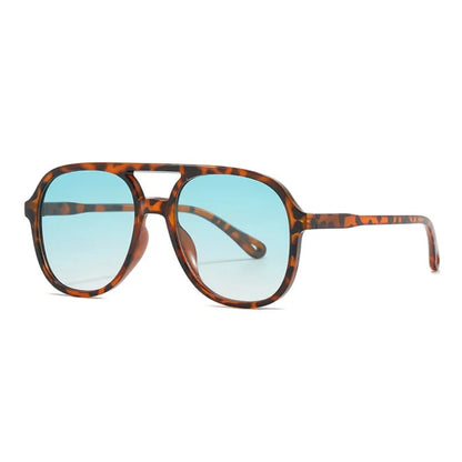 Pilotensonnenbrille Damen Herren Retro UV400 Quadratisch Vintage Unisex