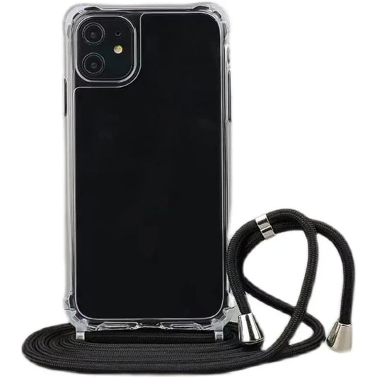Transparente Umhängetasche-Hülle mit Kordel für iPhone – Stylisch & Sicher unterwegs