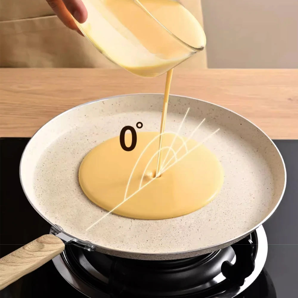 Antihaft Pfannkuchenpfanne – Aluminium Bratpfanne Induktion Gas Eierpfanne Crepes Camping