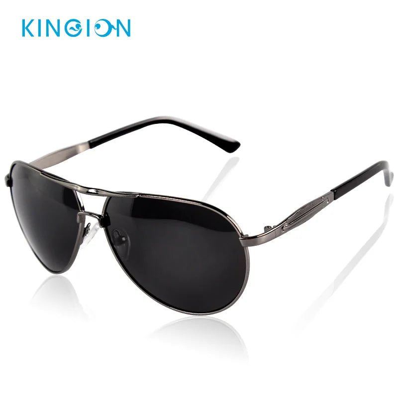 Piloten Sonnenbrille Herren Polarisiert TAC Gläser UV Schutz Outdoor Fahren Angeln