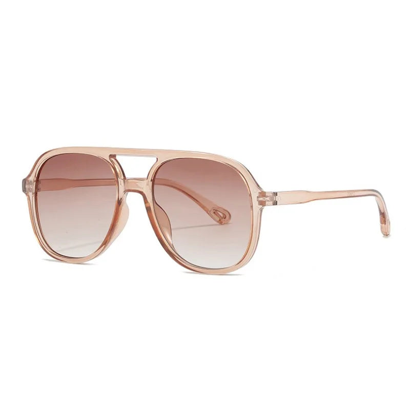 Pilotensonnenbrille Damen Herren Retro UV400 Quadratisch Vintage Unisex