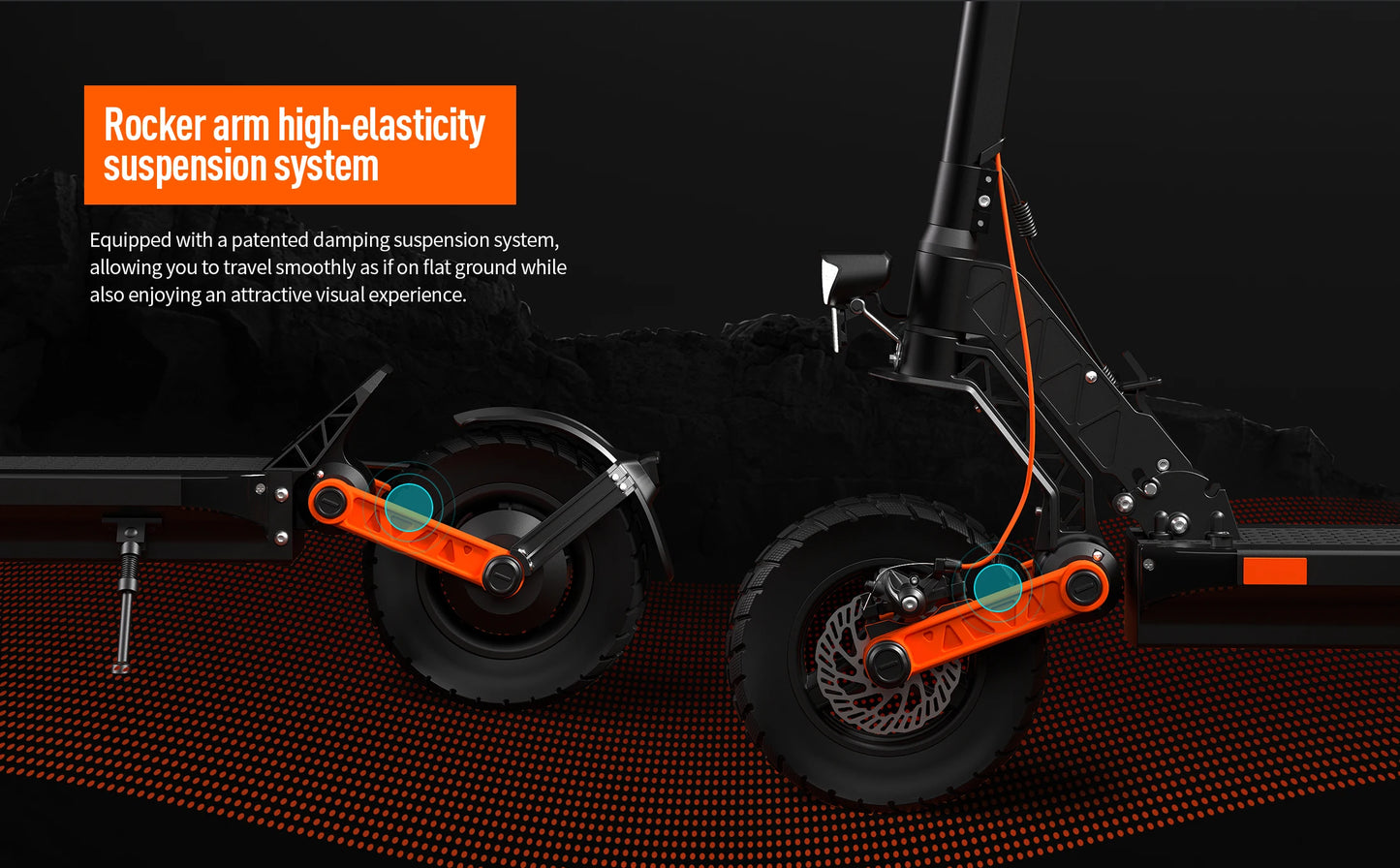E-Scooter mit 500 W Motor 48 V / 13 Ah Lithium Akku & ABE – Sicher. Stark. Stylisch mit 36-monatiger Gewährleistung