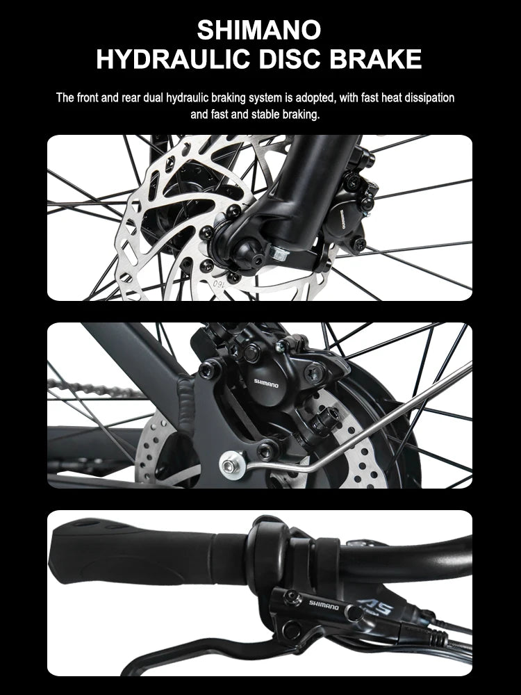 E-Bike 27,5 Zoll – 1000W Elektrofahrrad für Damen & Herren, 48V 19,2Ah Akku, 45 km/h, City-E-Bike, 9-Gang, CE-zertifiziert