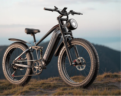 Sportliches 26-Zoll E-Mountainbike| 1000W Motor, 48V 22Ah Akku und hoher Reichweite – mit 36-monatiger Gewährleistung
