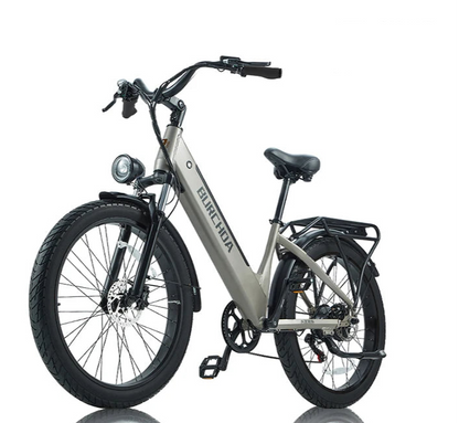 Kraftvolles Trekking Fatbike 26" Stadt & Gelände E-Mountainbike mit 36-monatiger Gewährleistung