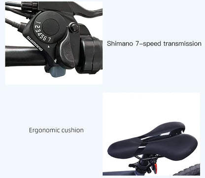27,5-Zoll Elektrofahrrad 250W, 36V 7,8Ah Lithium Akku - Dein stylischer Einstieg in die urbane E-Mobilität