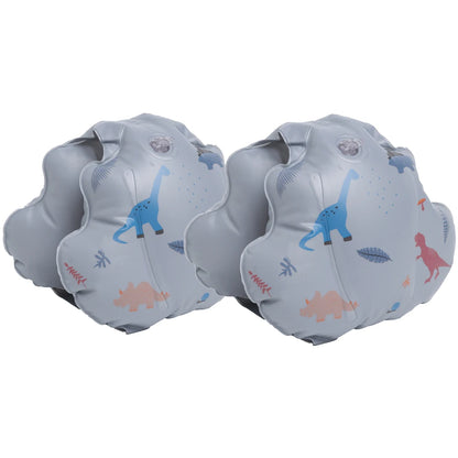 2 Stück Arm Float Erwachsene Kinder schwimmen aufblasbare Arm ringe aufblasbare Schwimmbad Boje Armbänder Doppel airbag Schwimm zubehör
