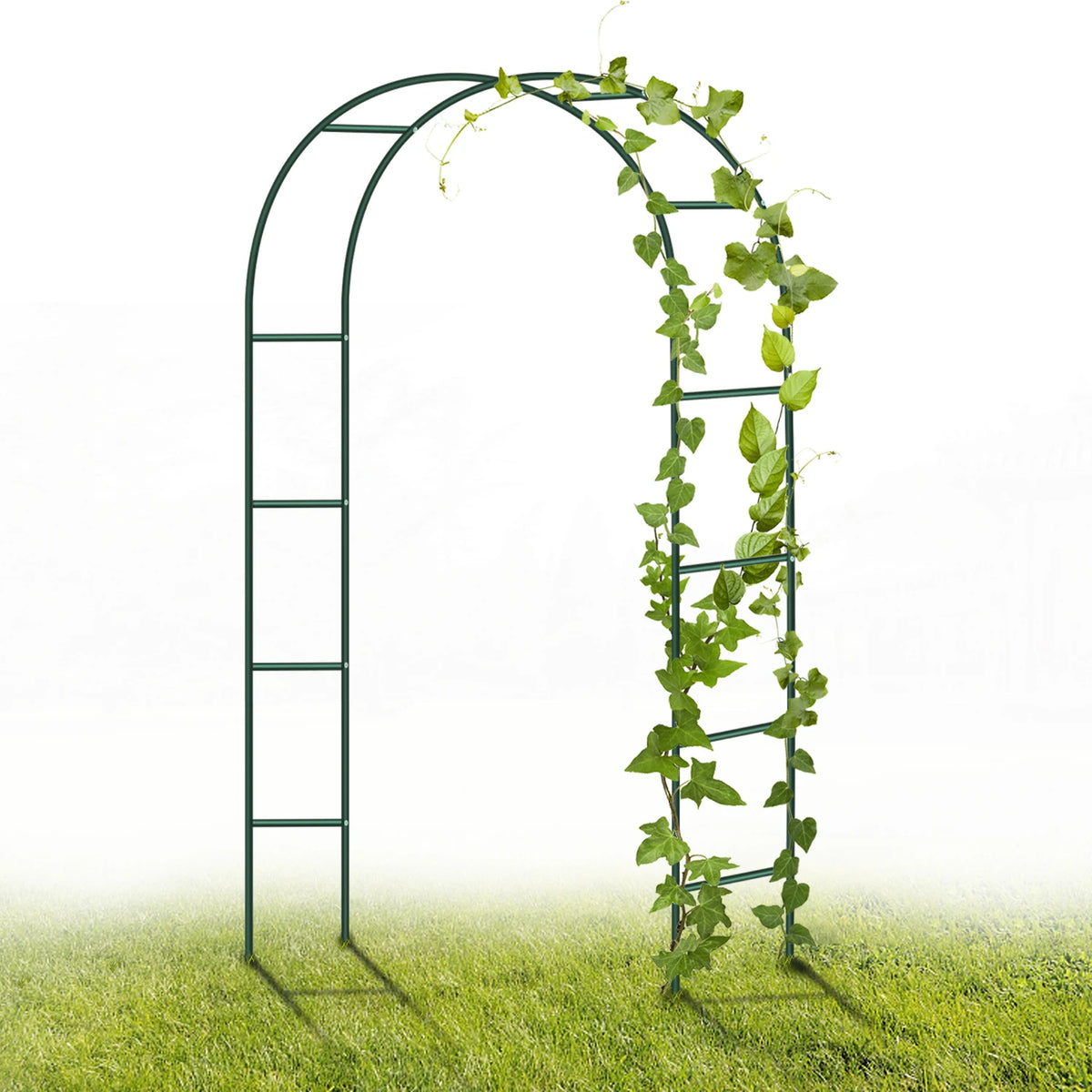 Forever Speed Rosenbogen 240x140x38 cm Metall Rankhilfe Rankgitter Schwarz