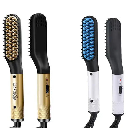 2in1 Bartglätter Herren Heizkamm Keramik Haarstyler 2 Temperaturen bis 210°C