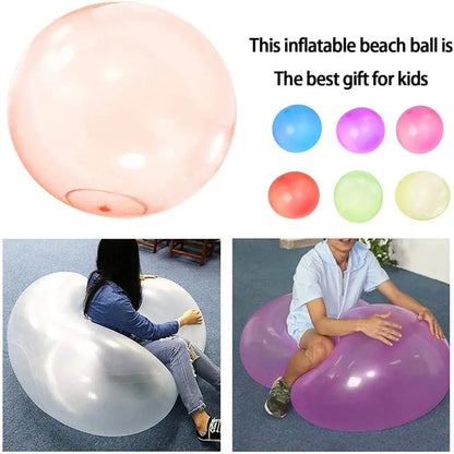 70 cm aufblasbares Blasenball-Spielzeug für Kinder – wassergefüllter Hüpfball für den Außenbereich, springendes Strand-Pool-Spielzeug, Kindergeburtstagsgeschenk