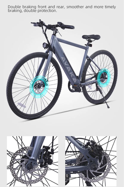 27,5-Zoll Elektrofahrrad 250W, 36V 7,8Ah Lithium Akku - Dein stylischer Einstieg in die urbane E-Mobilität