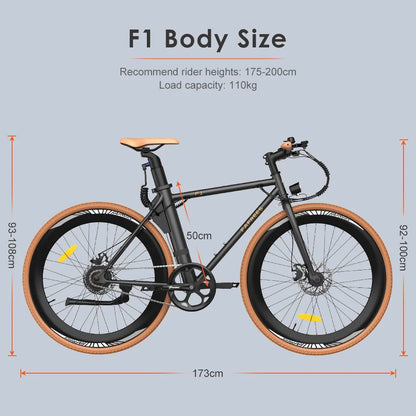 E-Bike 28-Zoll Elektrofahrrad für Erwachsene – Sportlich im Rennrad-Design mit 36-monatiger Gewährleistung
