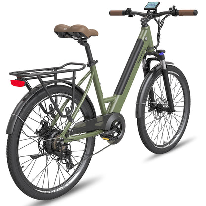 26 -Zoll City Allrounder E-Bike, 250W, 36V 14,5 Ah Akku – mit 36-monatiger Gewährleistung