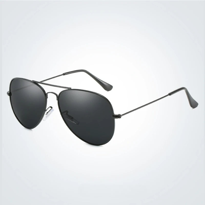 Piloten Sonnenbrille Herren Damen UV400 Vintage Brille Schwarz Gelb Unisex