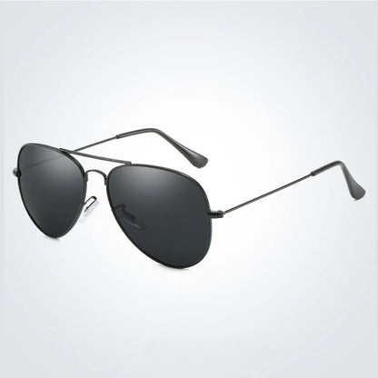 Piloten Sonnenbrille Herren Damen UV400 Vintage Brille Schwarz Gelb Unisex