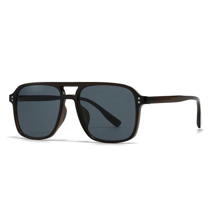 Retro Sonnenbrille für Damen & Herren | Doppel-Brücke Design, UV400 Schutz, Vintage Gradient Shades