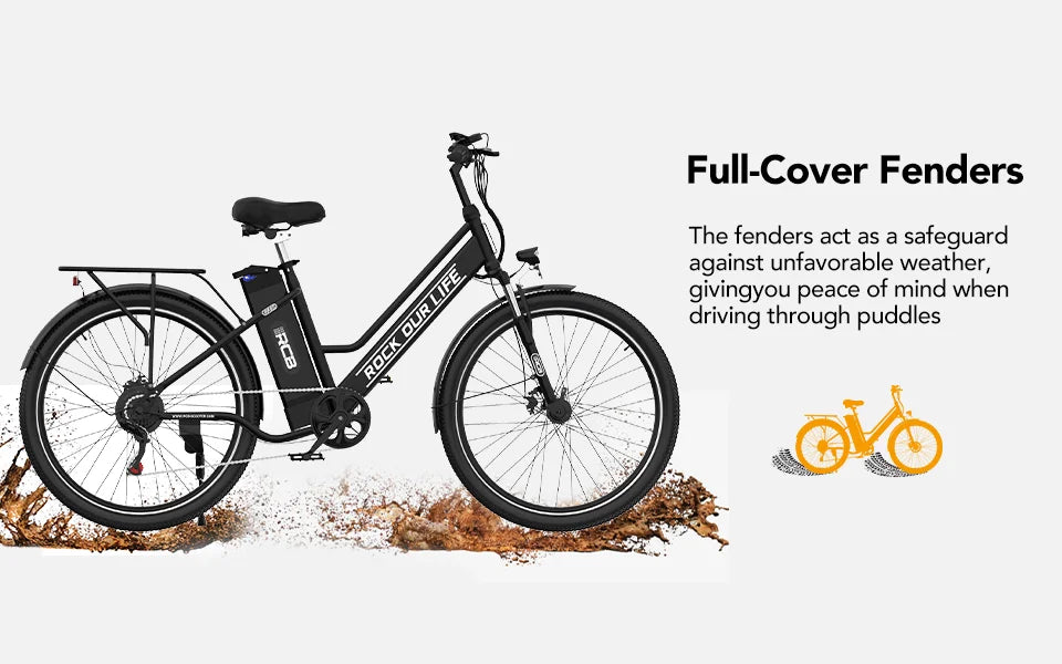 Elektrofahrrad 26-Zoll Pendlerfahrrad E-Bike mit 36-monatiger Gewährleistung