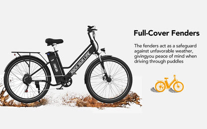 Elektrofahrrad 26-Zoll Pendlerfahrrad E-Bike mit 36-monatiger Gewährleistung