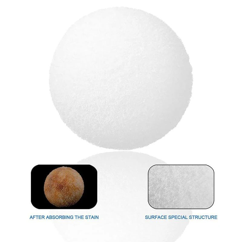 700g Filterball Wasserfaser-Baumwollbälle Schwimmende Kugeln Oberflächenöl-Absorber für Schwimmbäder Filtersand Wiederverwendbarer Filterball