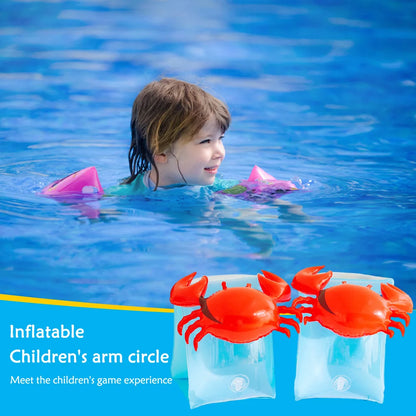 2 Stück Arm Float Erwachsene Kinder schwimmen aufblasbare Arm ringe aufblasbare Schwimmbad Boje Armbänder Doppel airbag Schwimm zubehör