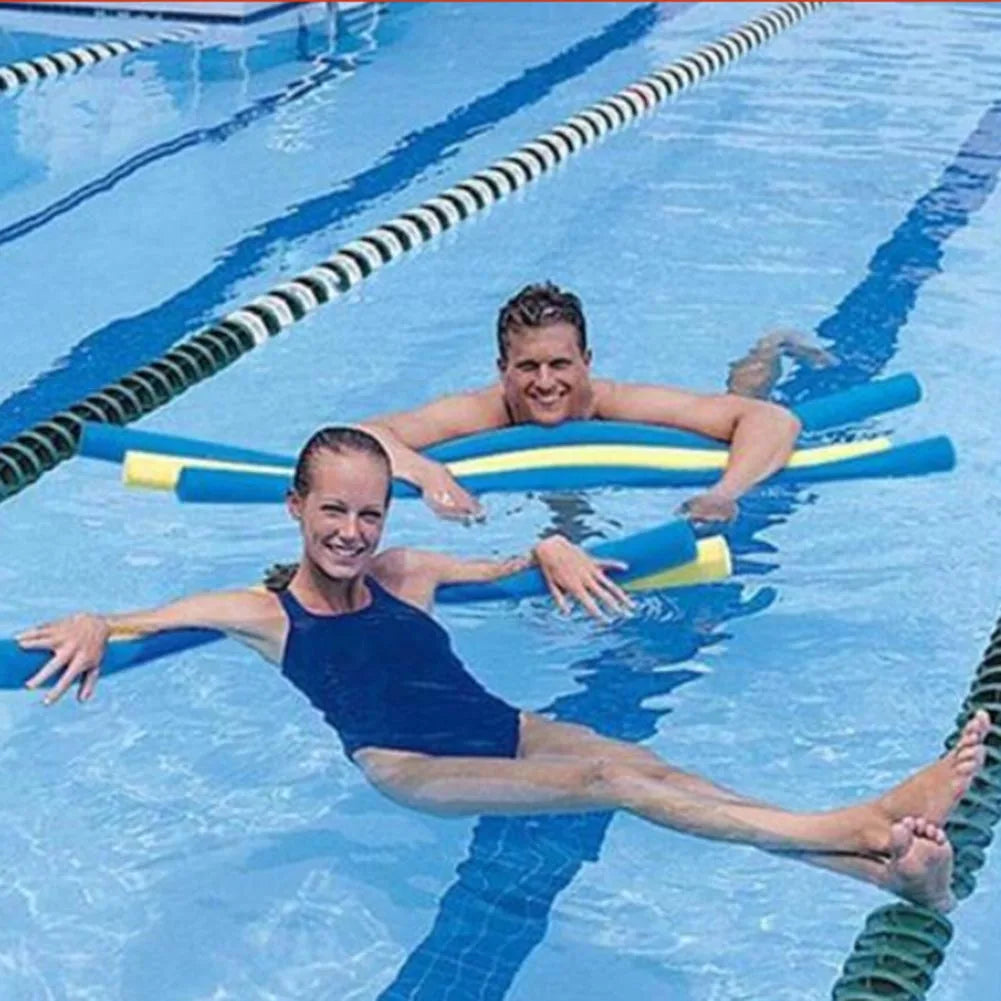 Schwimmbadnudeln, solide/hohl, flexibel, schwimmend, EPE-Schaumstoffstab, 6,5 x 150 cm, leichte Auftriebsstange, Schwimmbadzubehör